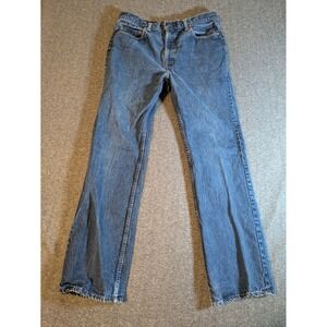 VTG 80's Levi's Jeans 517-0217 36x34 Made In USA Bootcut Medium Wash Faded